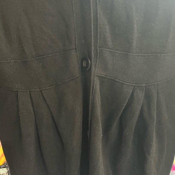 Nine West button cardigan, black sz M - Picture 5 of 6